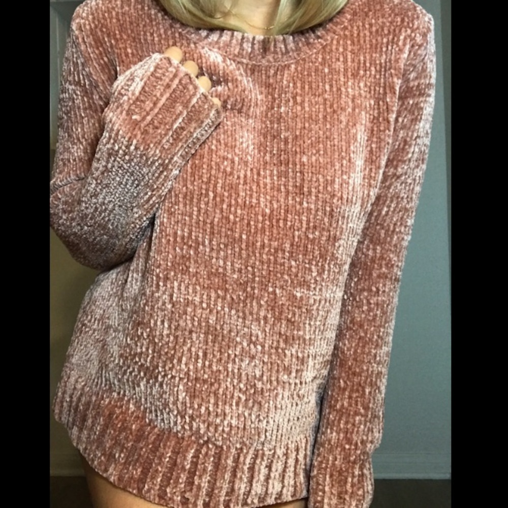 Pink sweater